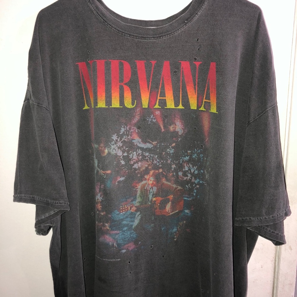 NIRVANA TSHIRT DRESS URBAN OUTFITTERS